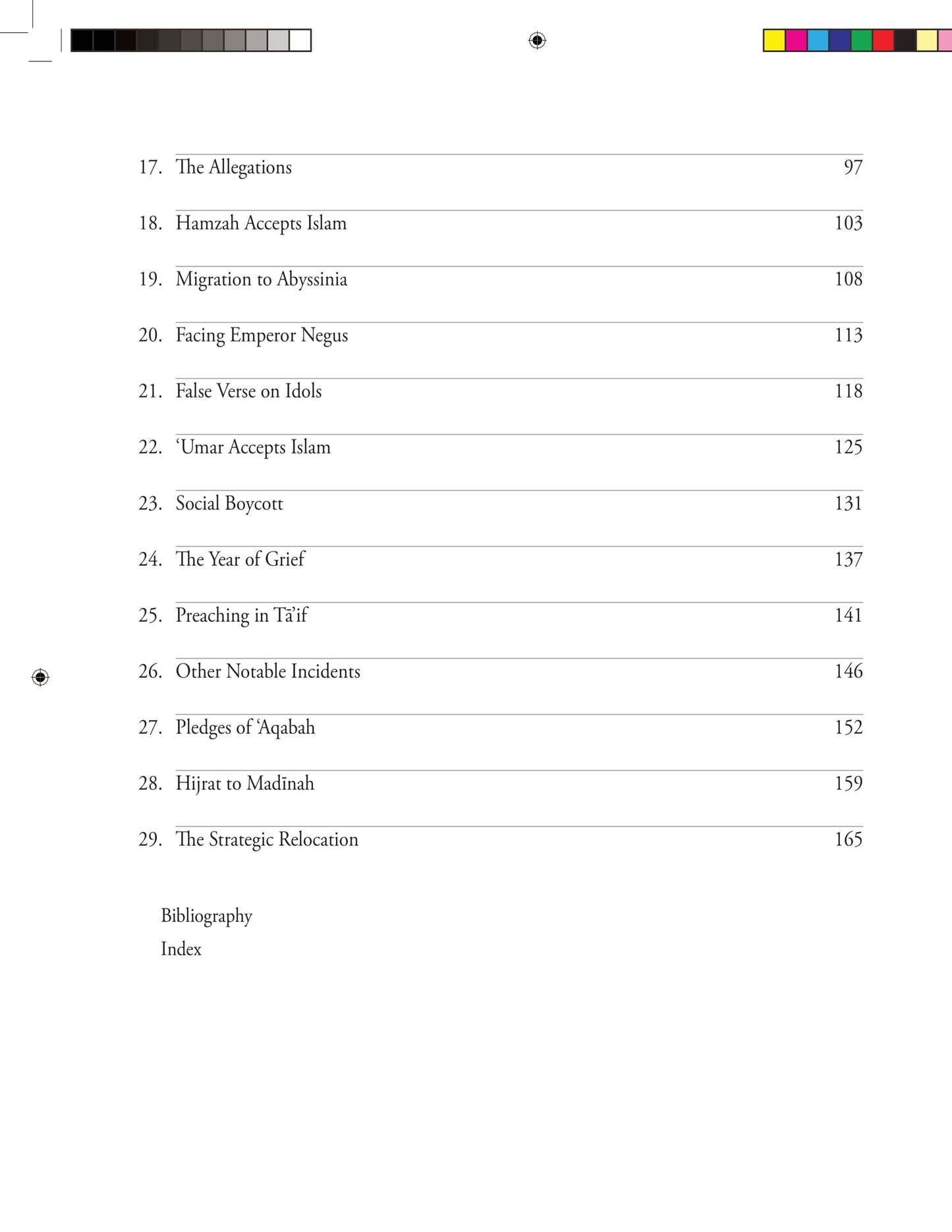 Life of Rasulullah - Makkah Period - Seerah - Weekend Learning Publishers - Table of Contents - Page 2
