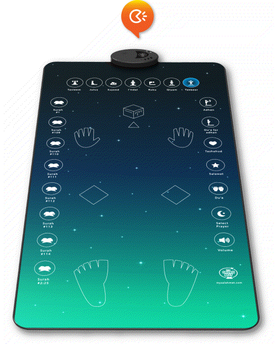 My Salah Mat® Interactive Prayer Mat | Adult & Revert Version
