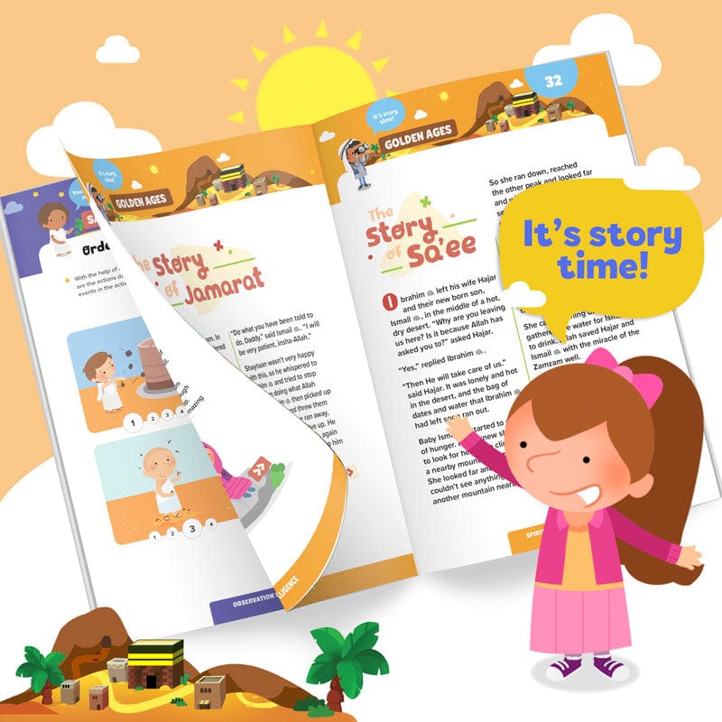 Hajj and Umrah Activity Book for Little Kids (5+)