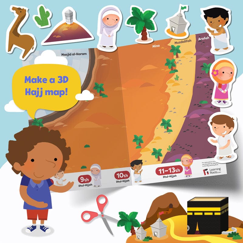 Hajj and Umrah Activity Book for Little Kids (5+)