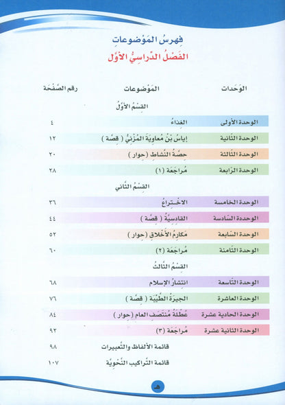 ICO Learn Arabic - Textbook - Level 6 Part 1 - تعلم العربية