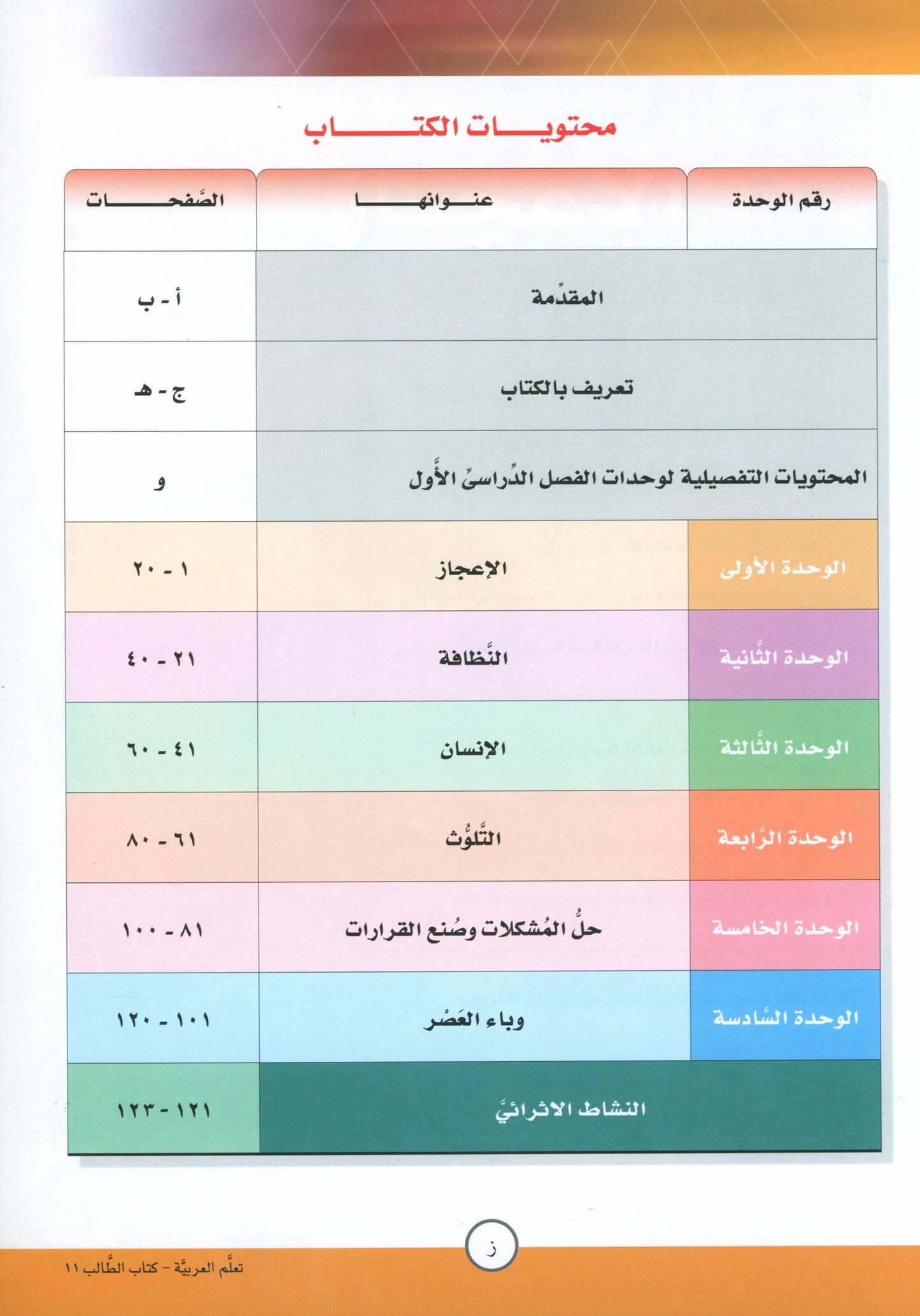 ICO Learn Arabic - Textbook - Level 11 Part 1 - تعلم العربية