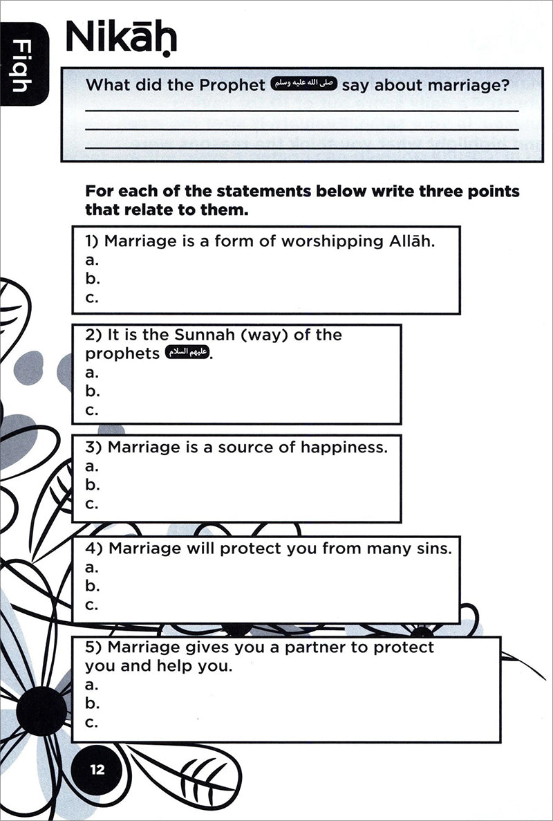 An Nasihah Islamic Curriculum - Workbook 8