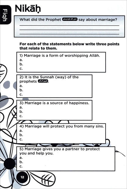 An Nasihah Islamic Curriculum - Workbook 8