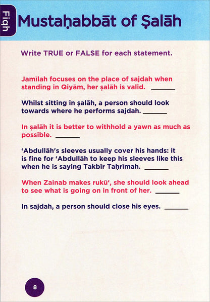 An Nasihah Islamic Curriculum - Workbook 7