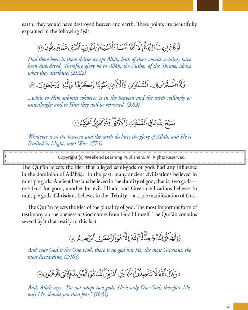 Weekend Learning Islamic Studies - Level 5