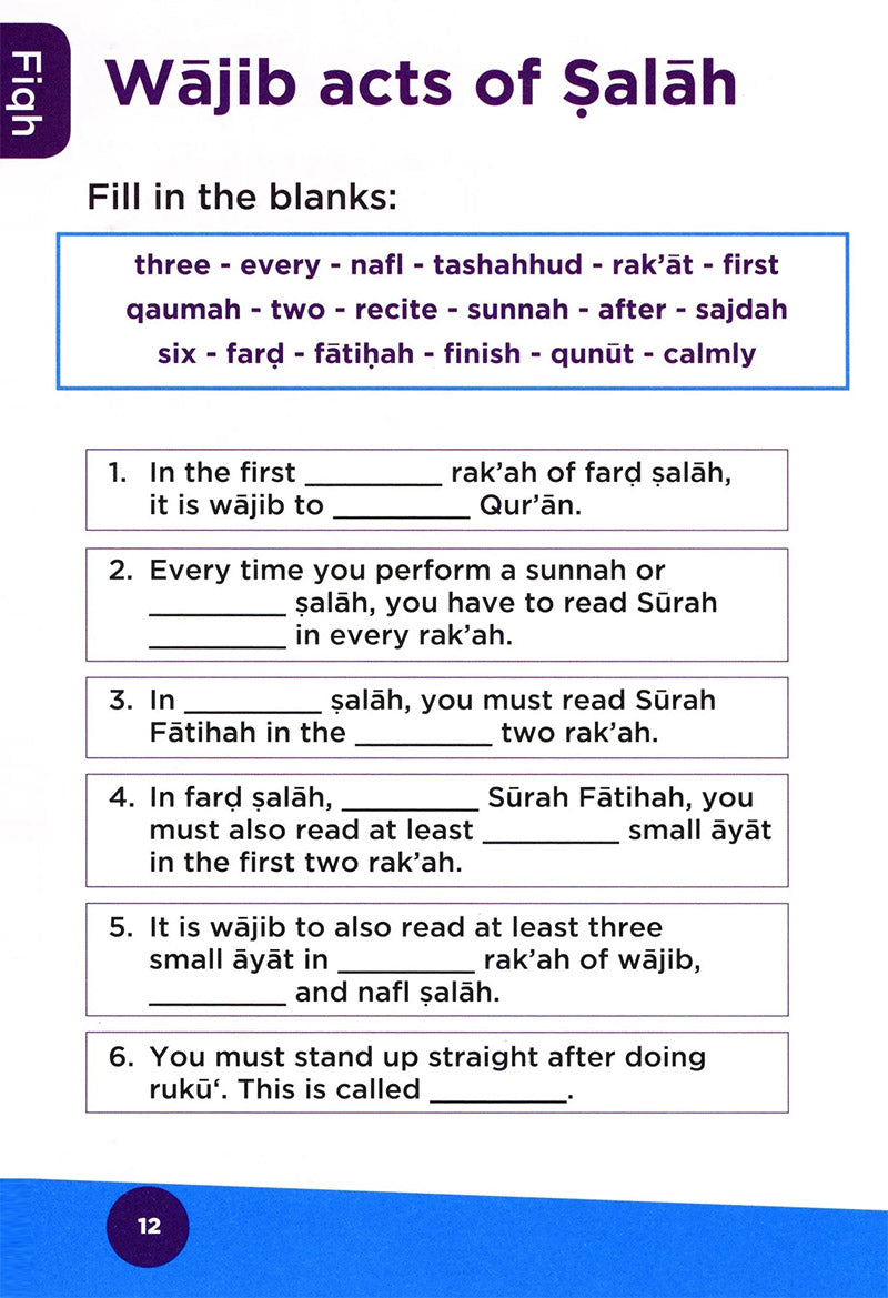 An Nasihah Islamic Curriculum - Workbook 4