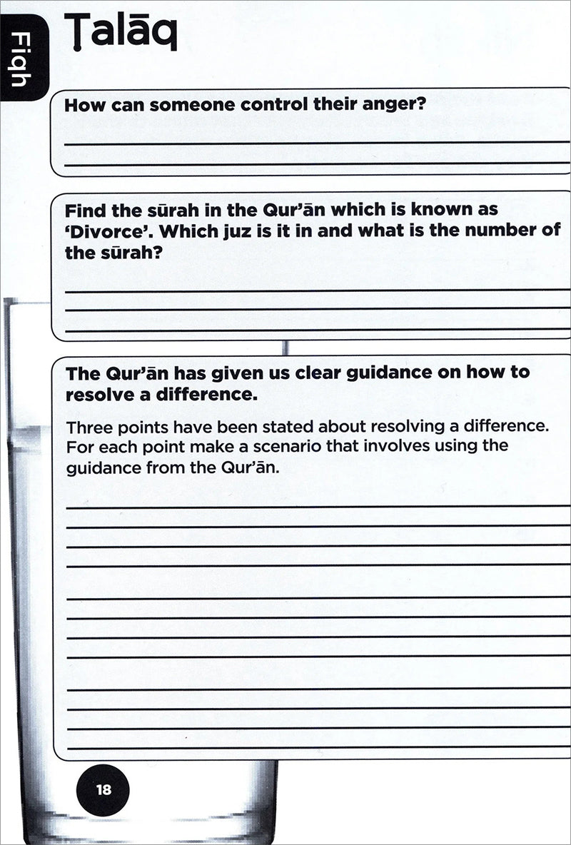 An Nasihah Islamic Curriculum - Workbook 8