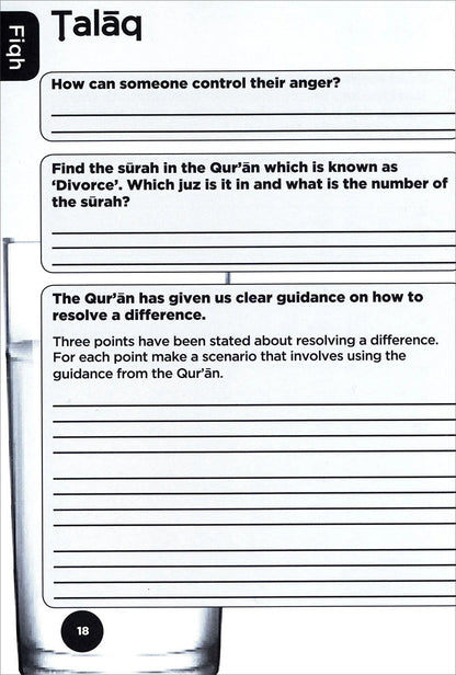 An Nasihah Islamic Curriculum - Workbook 8