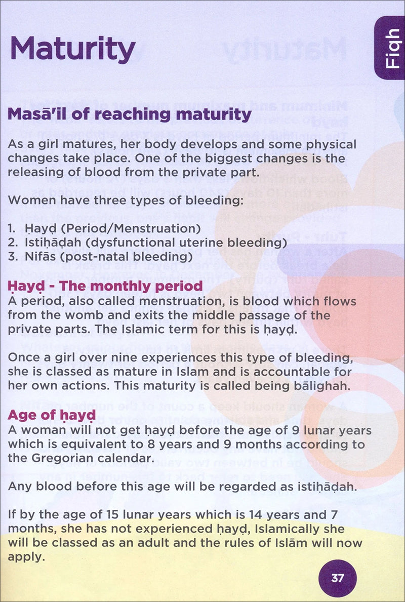 An Nasihah Islamic Curriculum - Coursebook 6 Girls