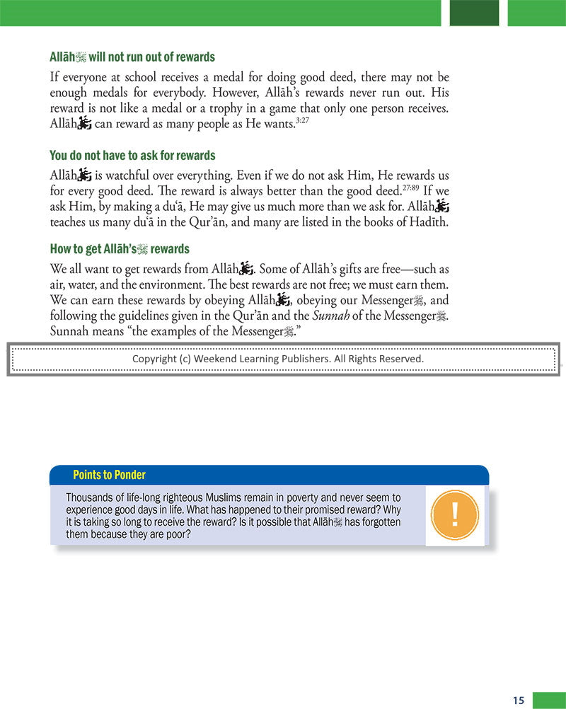 Weekend Learning Islamic Studies - Level 4