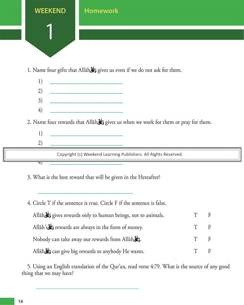 Islamic Studies - Level 4