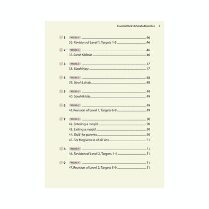 Essential Duas and Surahs 1 (Madinah Script) - Safar Learn by Heart Series