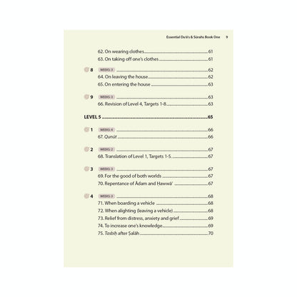 Essential Duas and Surahs 1 (Madinah Script) - Safar Learn by Heart Series